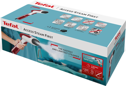 Отпариватель ручной TEFAL Access Steam First, 1300Вт Арт. DT6130E0, картинка