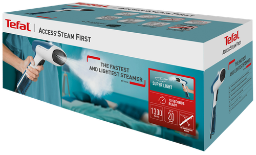 Отпариватель ручной TEFAL Access Steam First, 1300Вт Арт. DT6130E0, крупный план