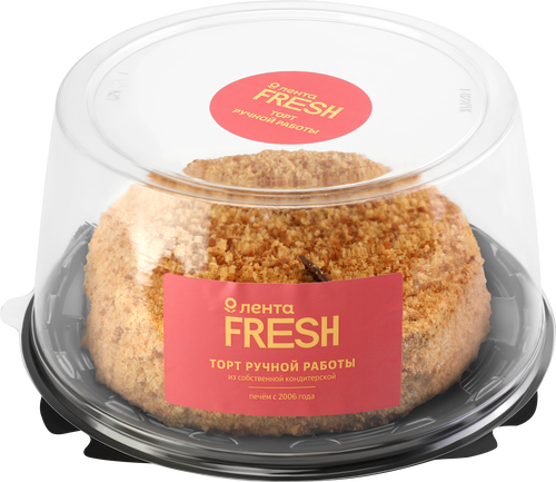 Торт Медовик с вареной сгущенкой ЛЕНТА FRESH, 600г, детальное фото