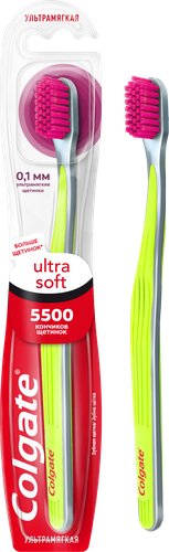 Зубная щетка COLGATE Ultra Soft для эффективной чистки, ультрамягкая, фотография