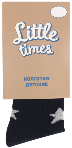 Колготки детские LITTLE TIMES р. 74–80 звездочки, Арт. КН8003Л, фото