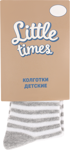 Колготки детские LITTLE TIMES р. 74–80 цвет молочный, Арт. КН8004Л, изображение