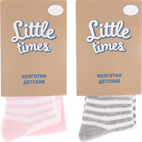 Колготки детские LITTLE TIMES р. 74–80 цвет молочный, Арт. КН8004Л, фото
