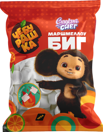 Зефир NEXT Marshmallows Big со вкусом ванили, 200г, картинка