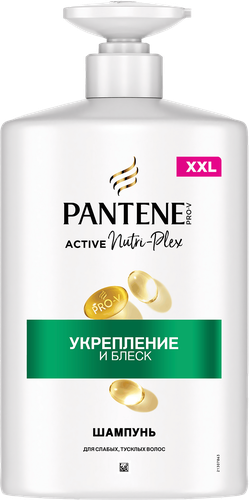 Шампунь для тусклых и ослабленных волос PANTENE Слияние с природой Укрепление и блеск, 900мл, детальное фото