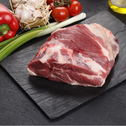 Лопатка баранья на кости ЛЕНТА FRESH, весовая, крупный план