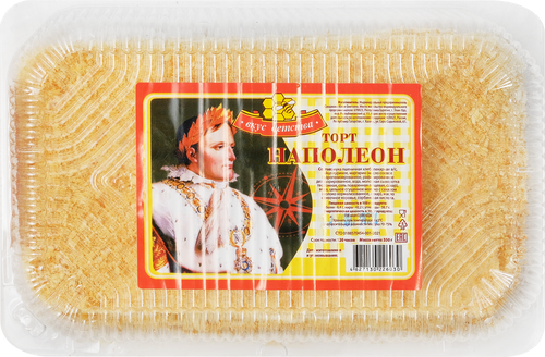 Торт слоеный ВКУС ДЕТСТВА Наполеон, 550г, детальное фото