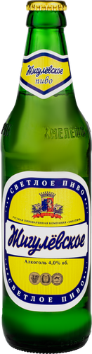 Пиво светлое ЖИГУЛЕВСКОЕ фильтрованное пастеризованное, 4%, 0.45л, крупный план