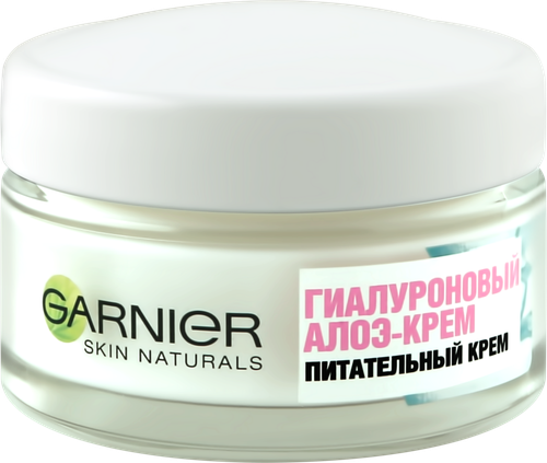 Крем для лица GARNIER Skin Naturals Алоэ гиалуроновый, для сухой и чувствительной кожи, 50мл, картинка