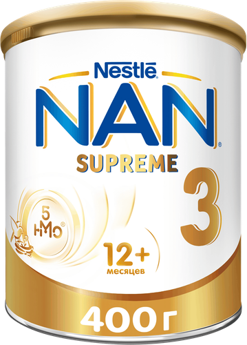 Молочко детское NAN 3 Supreme, с 12 месяцев, 400г, фото