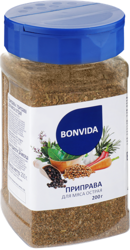 Приправа для мяса BONVIDA острая, 200г, изображение