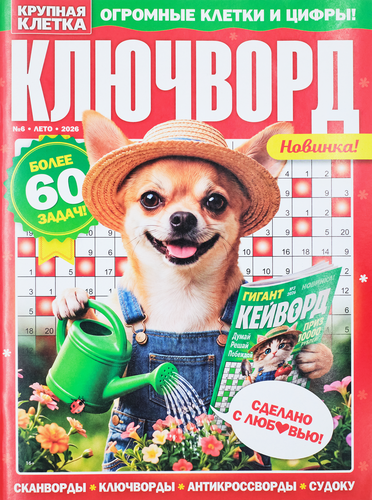 Журнал Большие буквы. Ключворды, детальное фото