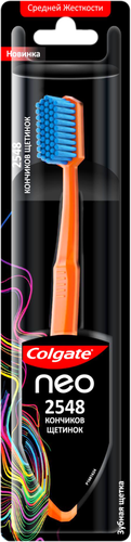 Зубная щетка COLGATE Neo 2548 кончиков щетинок, средней жесткости, изображение