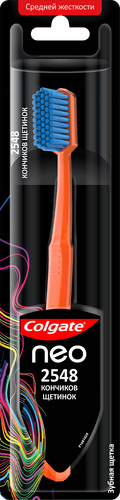 Зубная щетка COLGATE Neo 2548 кончиков щетинок, средней жесткости, фото