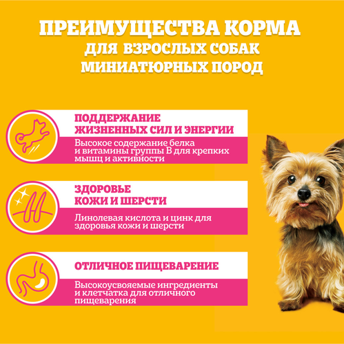 Корм консервированный для взрослых собак PEDIGREE паштет с говядиной, для миниатюрных пород, 80г, изображение