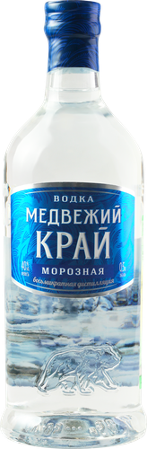 Водка МЕДВЕЖИЙ КРАЙ Морозная 40%, 0.5л
