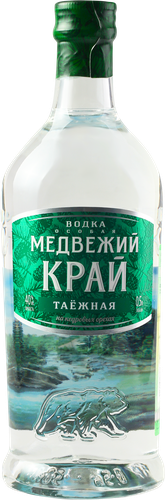 Водка МЕДВЕЖИЙ КРАЙ Таежная 40%, 0.5л