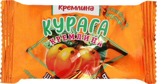 Конфеты КРЕМЛИНА Курага в шоколаде, весовые, крупный план