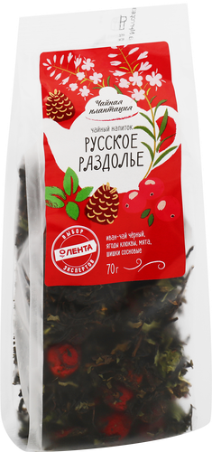 Напиток чайный ЧАЙНАЯ ПЛАНТАЦИЯ Русское раздолье, листовой, 70г, картинка