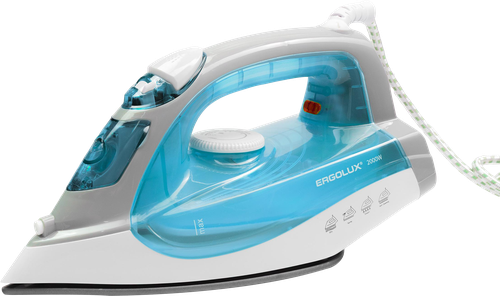 Утюг паровой электрический ERGOLUX тефлон, 1600Вт, 220-240В, Арт. 13126, детальное фото