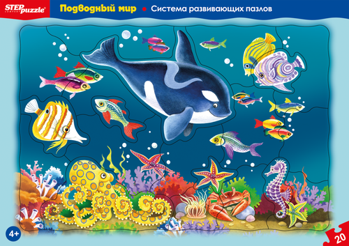 Пазл STEP PUZZLE 104 элемента, в ассортименте, изображение
