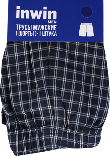 Трусы мужские INWIN шорты, темно-синий/белый, Арт. ATL-24008/ATL-
24008-U, картинка
