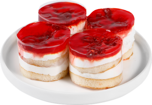 Пирожное Йогурт с клубникой ЛЕНТА FRESH, 80г, детальное фото