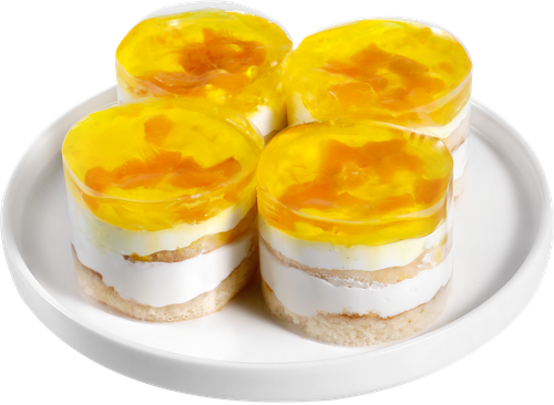 Пирожное Йогурт с персиком ЛЕНТА FRESH, 85г, вид