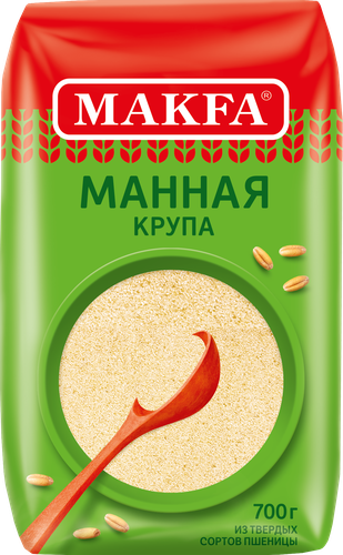 Крупа манная MAKFA марка Т, 700г, фотография