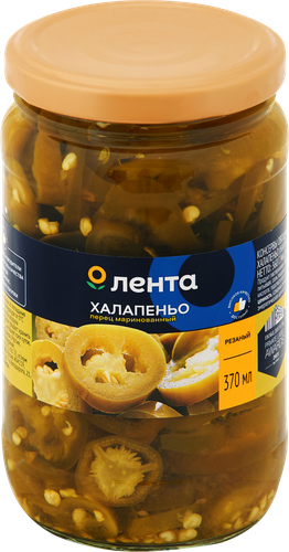 Перец халапеньо маринованный ЛЕНТА, 360г, детальное фото