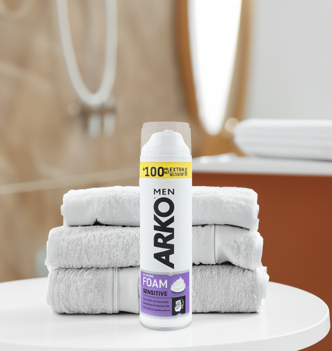 Пена для бритья ARKO Men Sensitive, 300мл, фотография