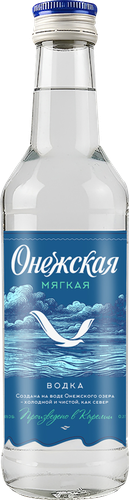 Водка ОНЕЖСКАЯ МЯГКАЯ 40%, 0.25л