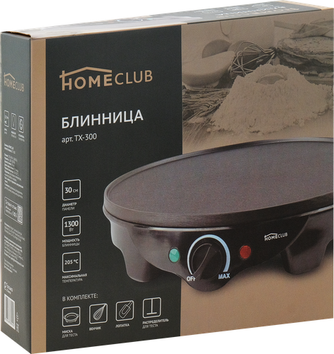 Блинница HOMECLUB TX-300, фото
