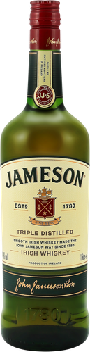 Виски JAMESON Ирландский купажированный 40%, 1л, изображение