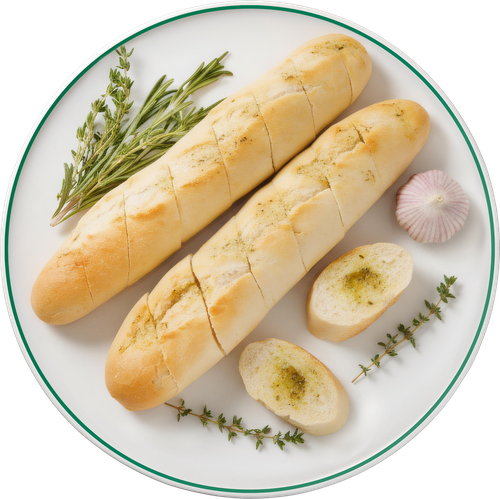 Мини‑багет Оригинальный, с чесночным маслом ЛЕНТА FRESH, 140г, изображение