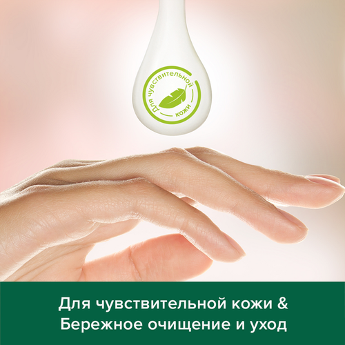 Гель-крем для душа PALMOLIVE Бережный уход с миндальным маслом и пионом, для чувствительной кожи, 250мл, крупный план