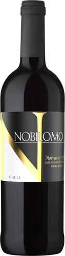 Вино NOBILOMO Мальвазия Эмилия-Романья DOC белое полусладкое, 0.75л