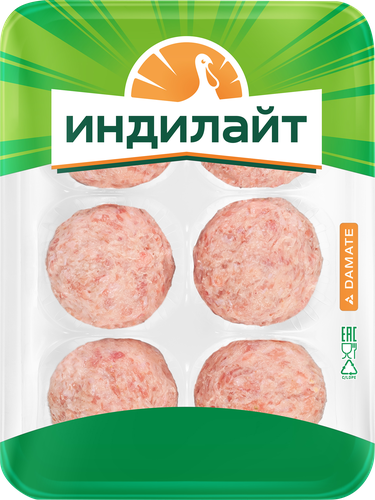 Тефтели из индейки ИНДИЛАЙТ, 330г, крупный план