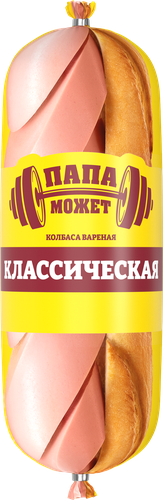 Колбаса вареная ПАПА МОЖЕТ Классическая, весовая, детальное фото