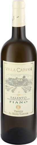 Вино VILLA CARRISI Бьянко Фиано белое сухое, 0.75л