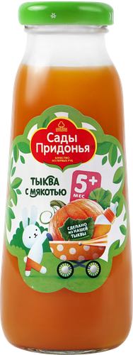 Нектар САДЫ ПРИДОНЬЯ Тыква с мякотью, с 5 месяцев, 200мл, изображение