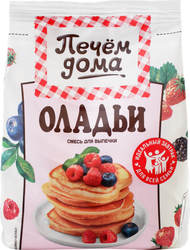 Смесь для выпечки ПЕЧЕМ ДОМА Оладьи, 250г, крупный план