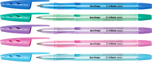 Ручка шариковая BERLINGO Tribase Pastel 0,7мм синий Арт. CBp_70942, вид
