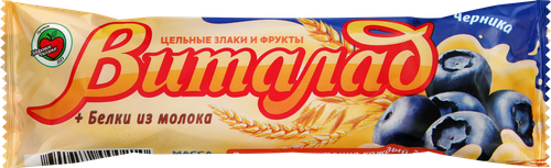 Батончик-мюсли ВИТАЛАД Черничный, 40г, фото