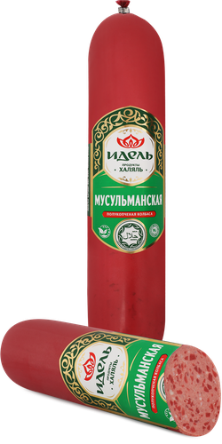Колбаса полукопченая ИДЕЛЬ Мусульманская, Халяль, 680г, изображение