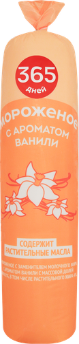 Мороженое 365 ДНЕЙ с ароматом ванили, с змж, 1000г, вид