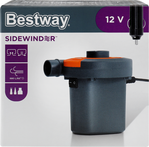 Насос электрический BESTWAY Sidewinder 12В, Арт. 62144, детальное фото