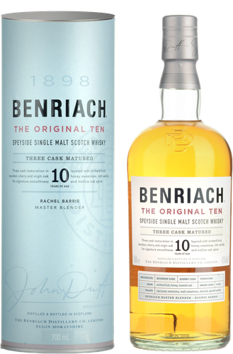 Виски BENRIACH Ориджинал Тэн Шотландский односолодовый 43%, п/у,  0.7л, вид