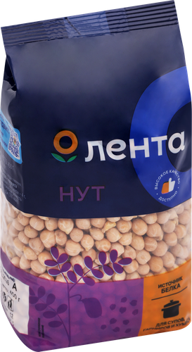 Нут ЛЕНТА, 450г, крупный план