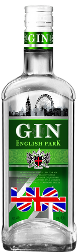 Джин ENGLISH PARK 40%, 0.5л, крупный план